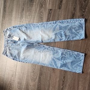 Forever 21 "90's Fit" swirl Jeans